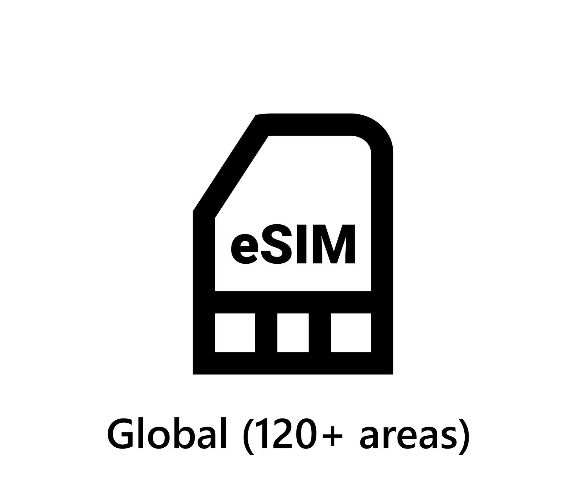 Global (120+ areas) eSIM data plan