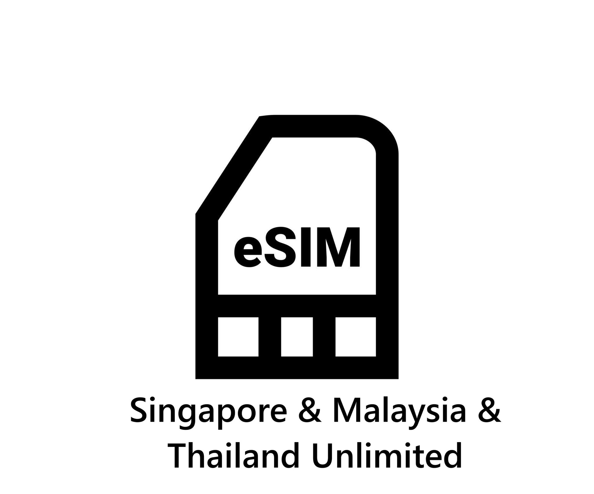 Singapore & Malaysia & Thailand unlimited daily eSIM