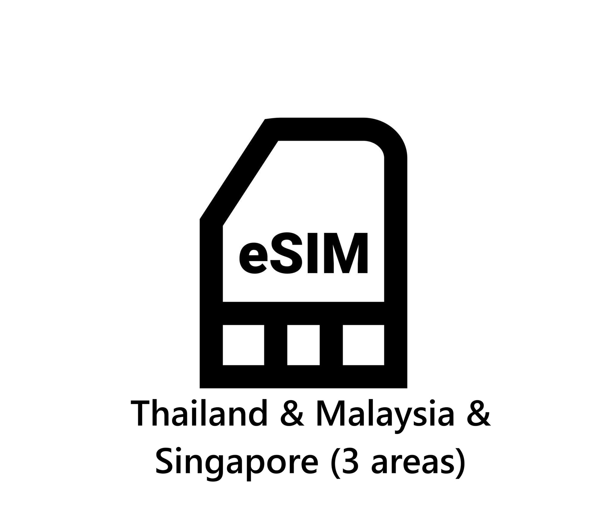 Singapore & Malaysia & Thailand eSIM data plan